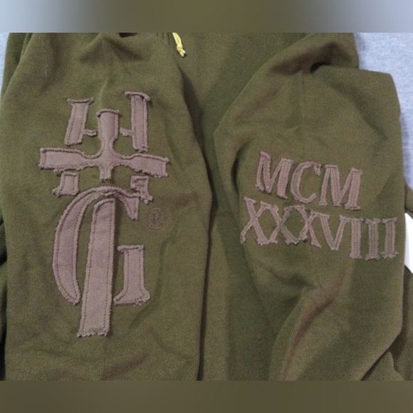 Honor the Gift Olive Prep School Henley Sweater Men’s Size XXL - Picture 3 of 8